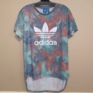 Pastel Print Trefoil T-Shirt by Adidas Originals size S